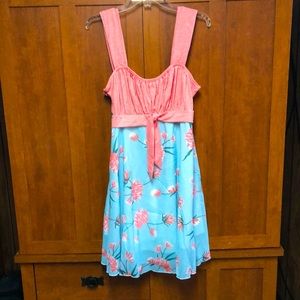 DRESSFO Womens Floral Dress